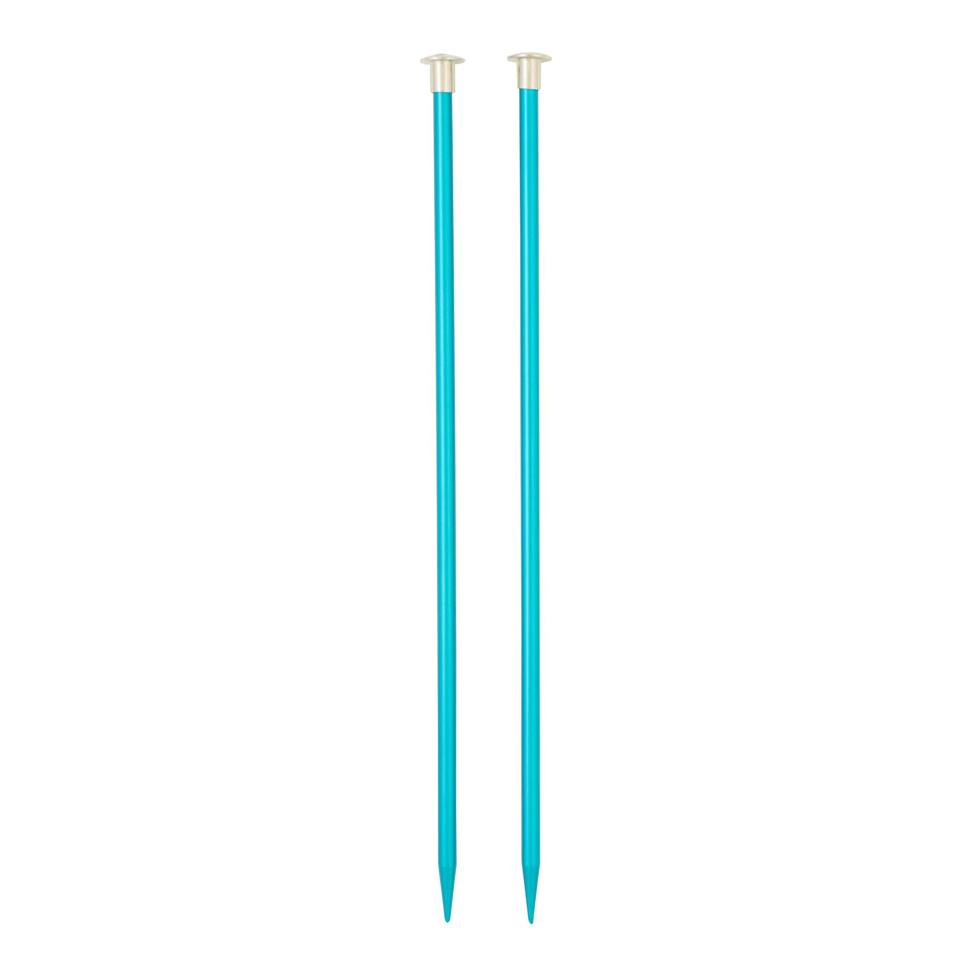 10" Anodized Aluminum Knitting Needles by Loops & Threads